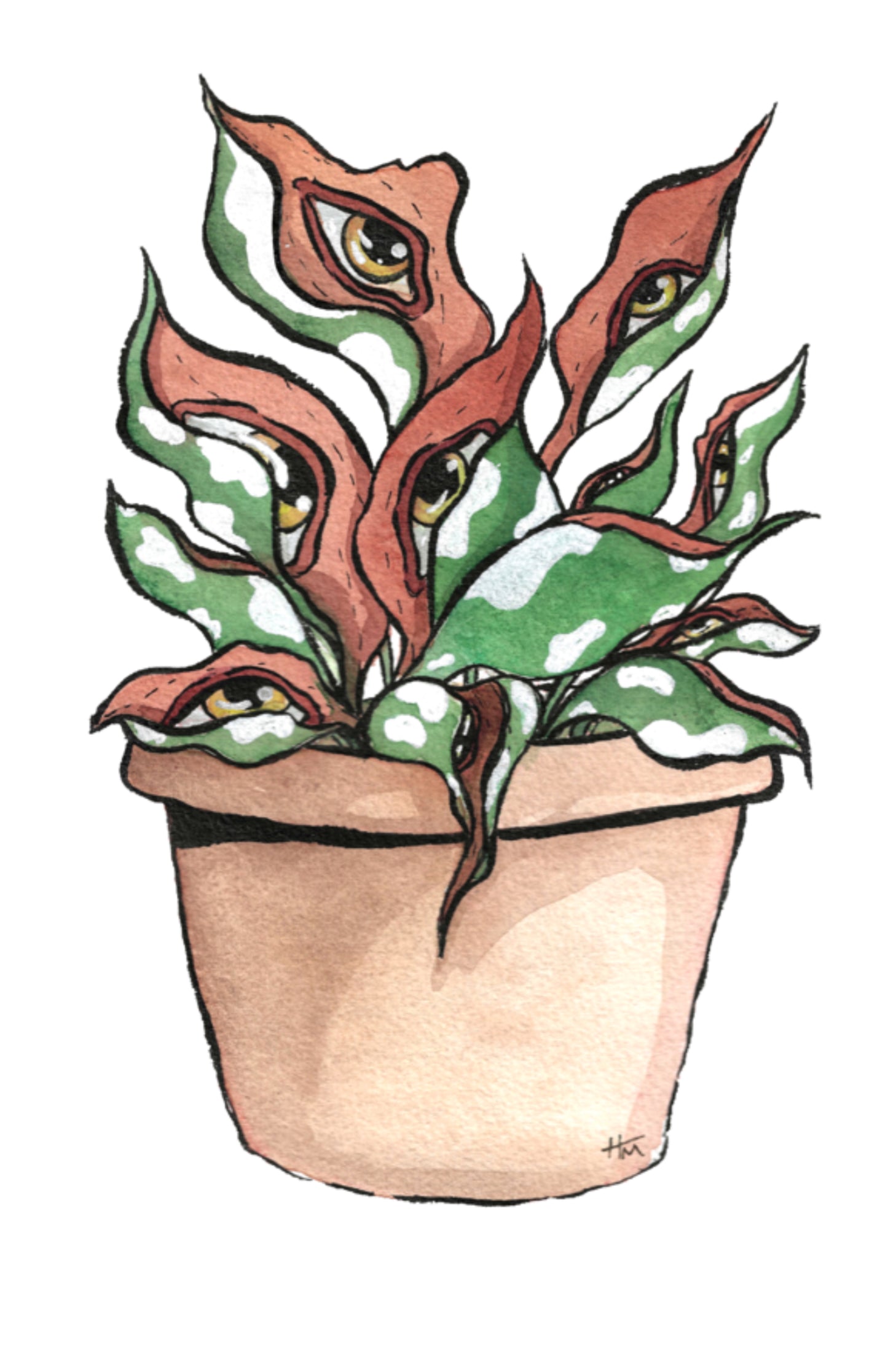 Plant Eye 11x17 Print