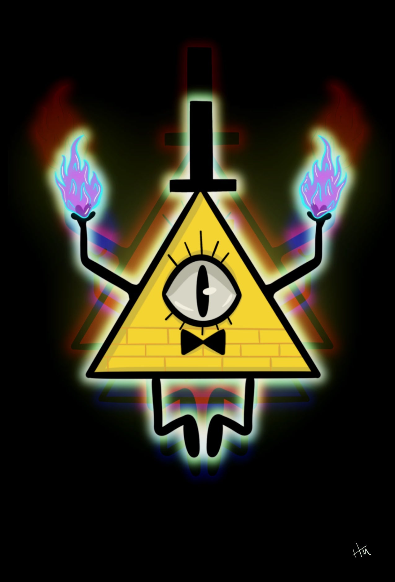 Bill Cipher 4x6 Print