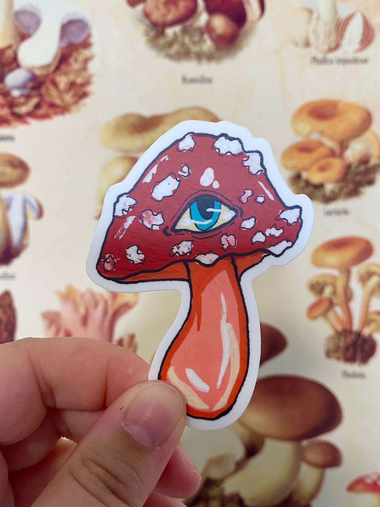 Mushroom Eye Sticker