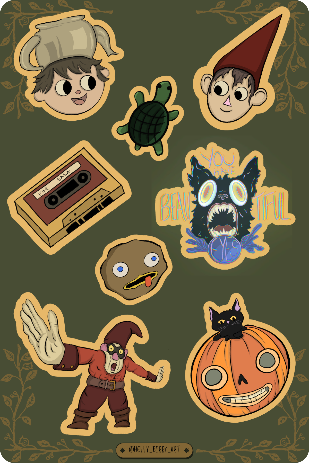 Over The Garden Wall Sticker Sheet
