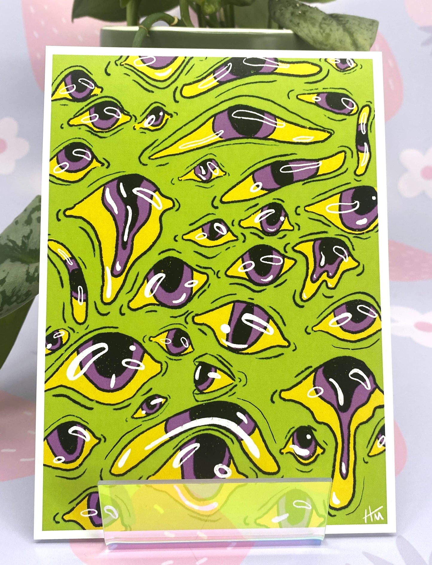 Many Eyes Print