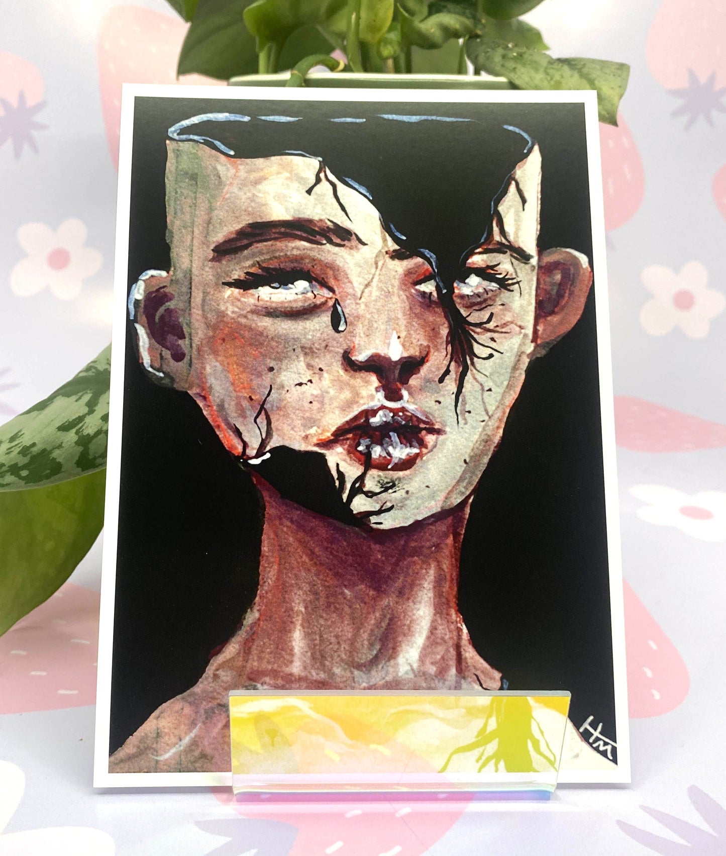 Cracked Head 5x7 Print