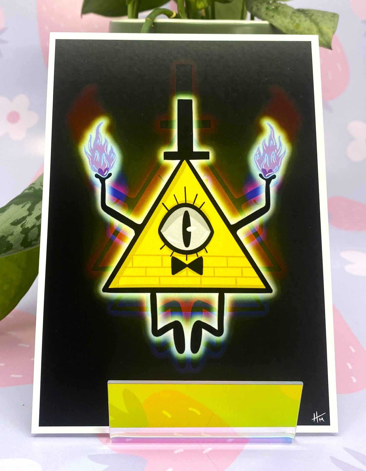Bill Cipher Art Print - 2 Size Options