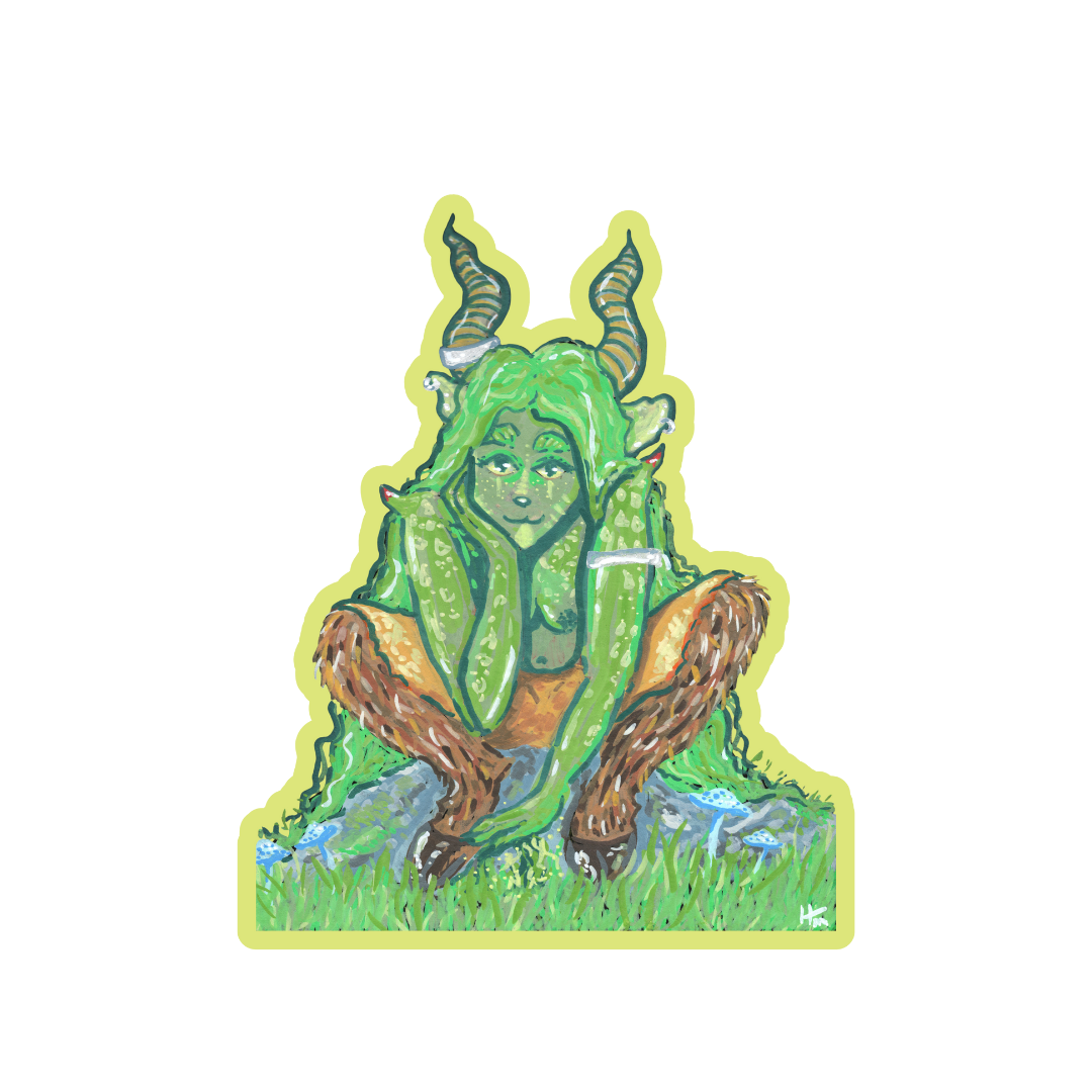 Forest Faun Sticker