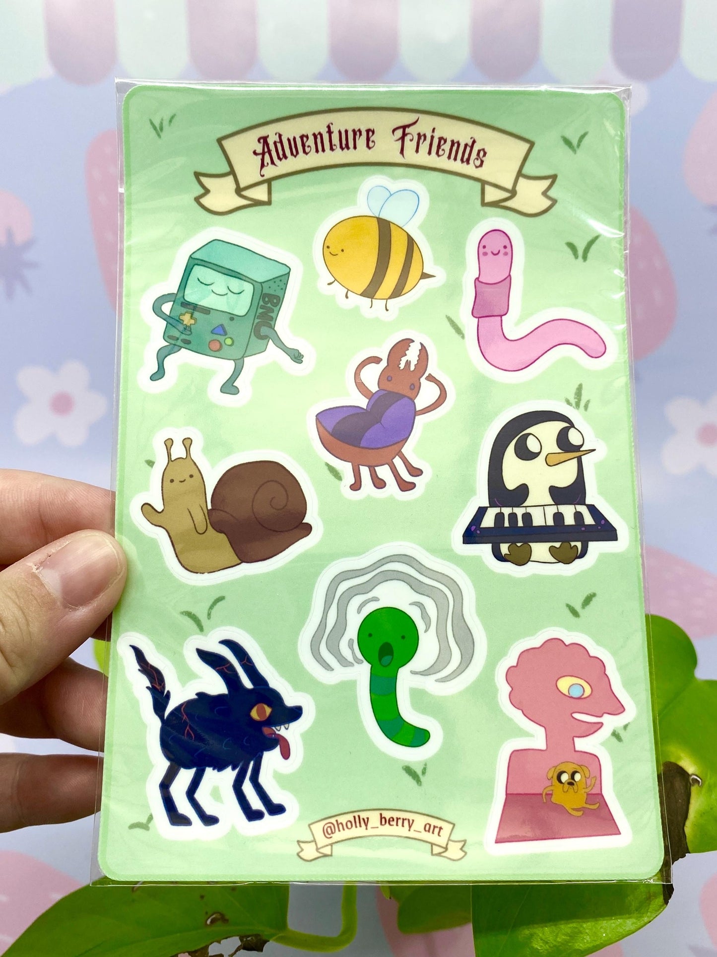 Adventure Friends Sticker Sheet