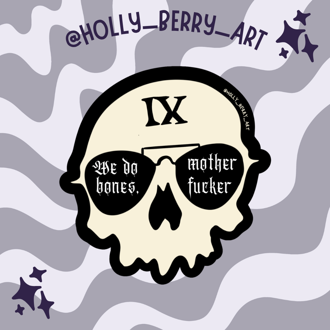 We Do Bones Glossy Waterproof Sticker