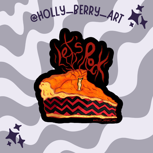 Let's Rock Twin Peaks Glossy Waterproof Sticker