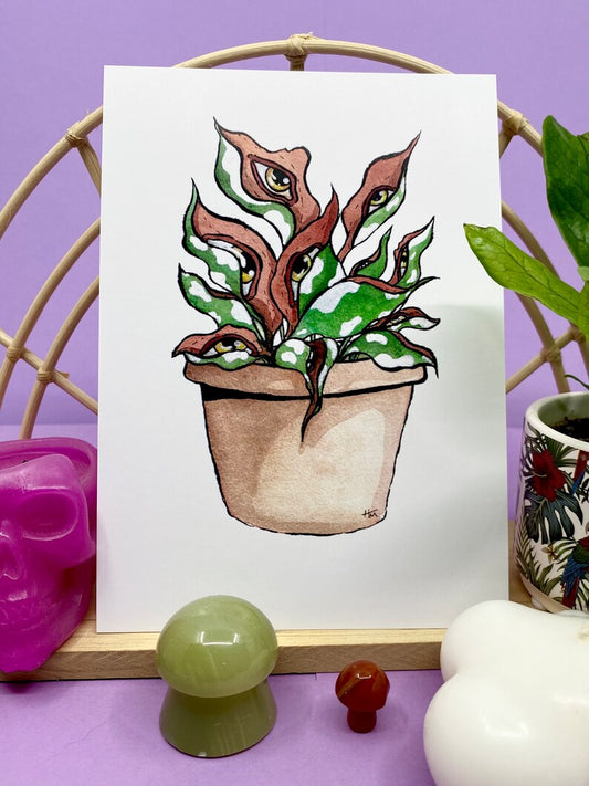Plant Eye 5x7 Print