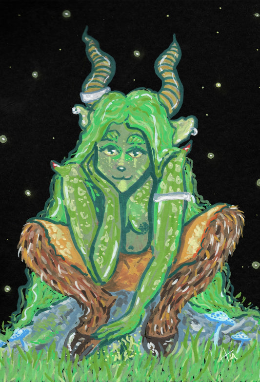 Forest Faun 4x6 Print
