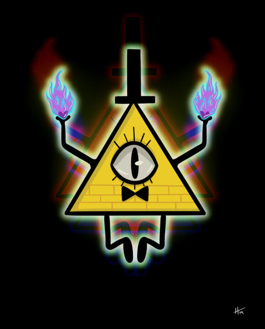Bill Cipher 8x10 Print