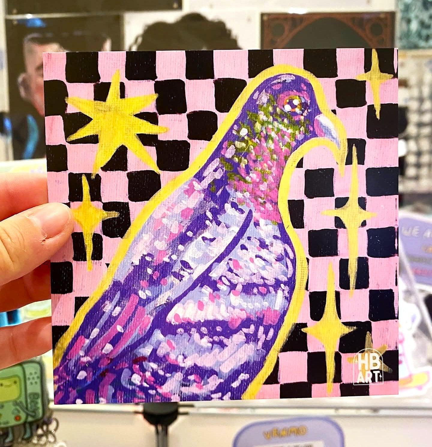Pigeon 5x5 Square Print