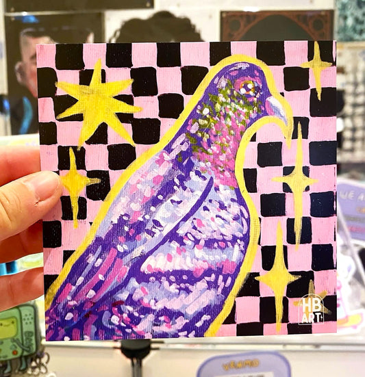 Pigeon 5x5 Square Print