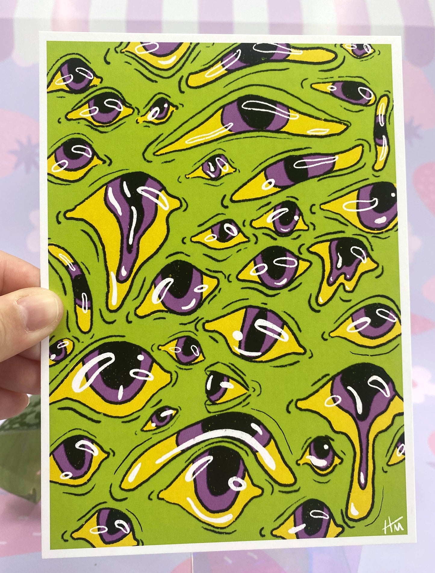 Many Eyes Print