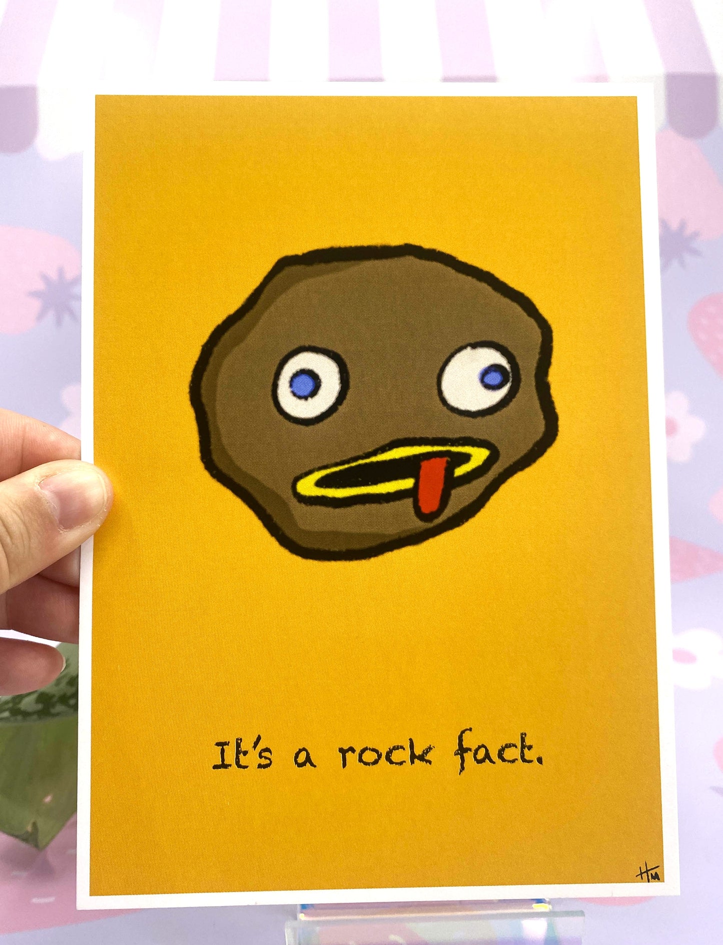 Rock Fact 5x7 Print