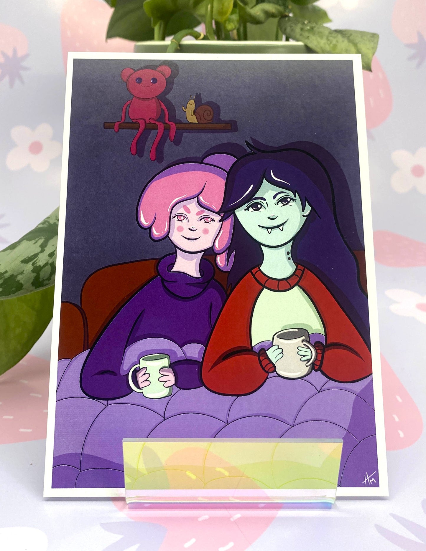 Date Night Bubbline 5x7 Print