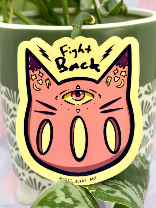 Fight Back Sticker