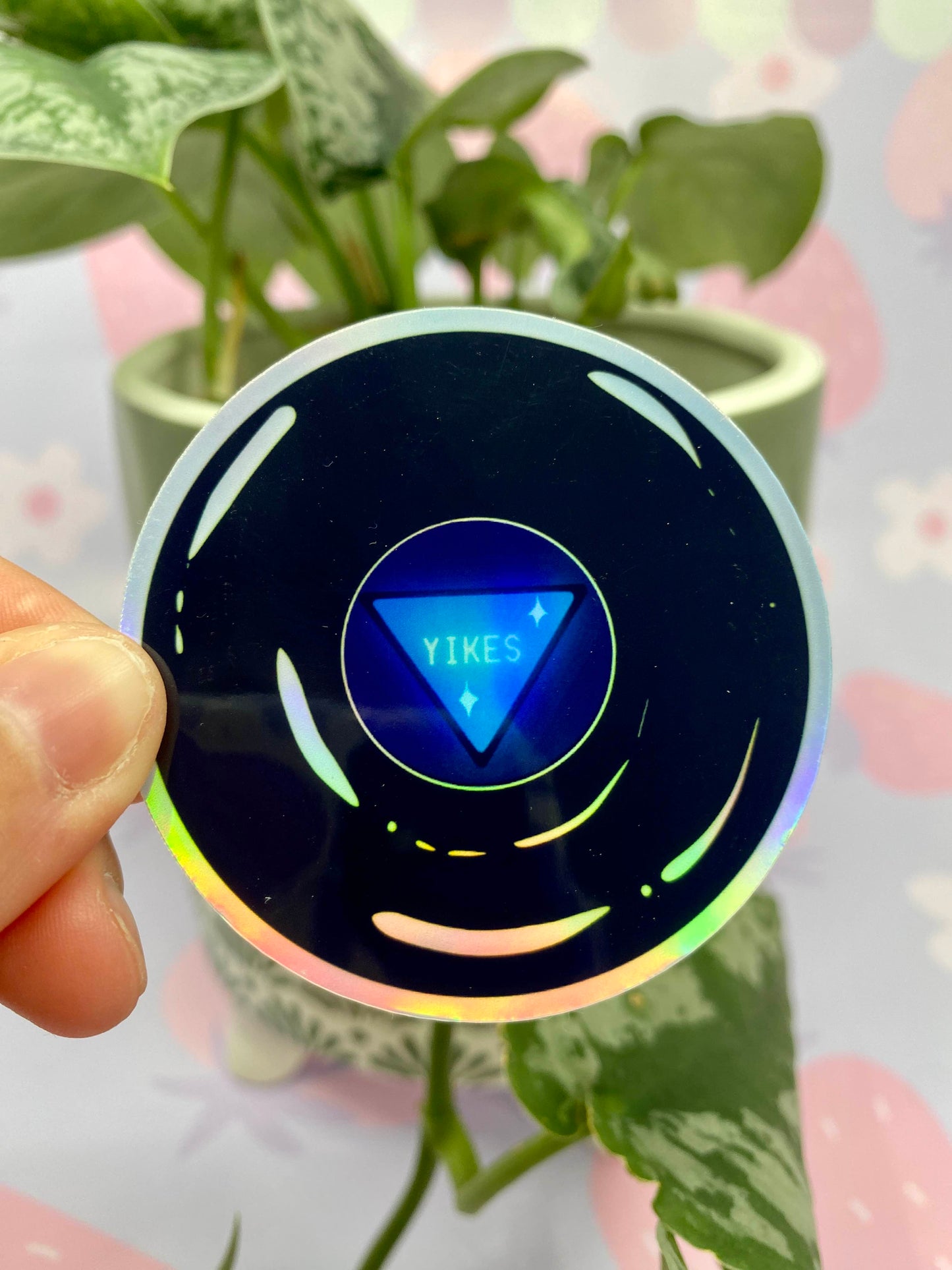 Yikes 8 Ball Sticker