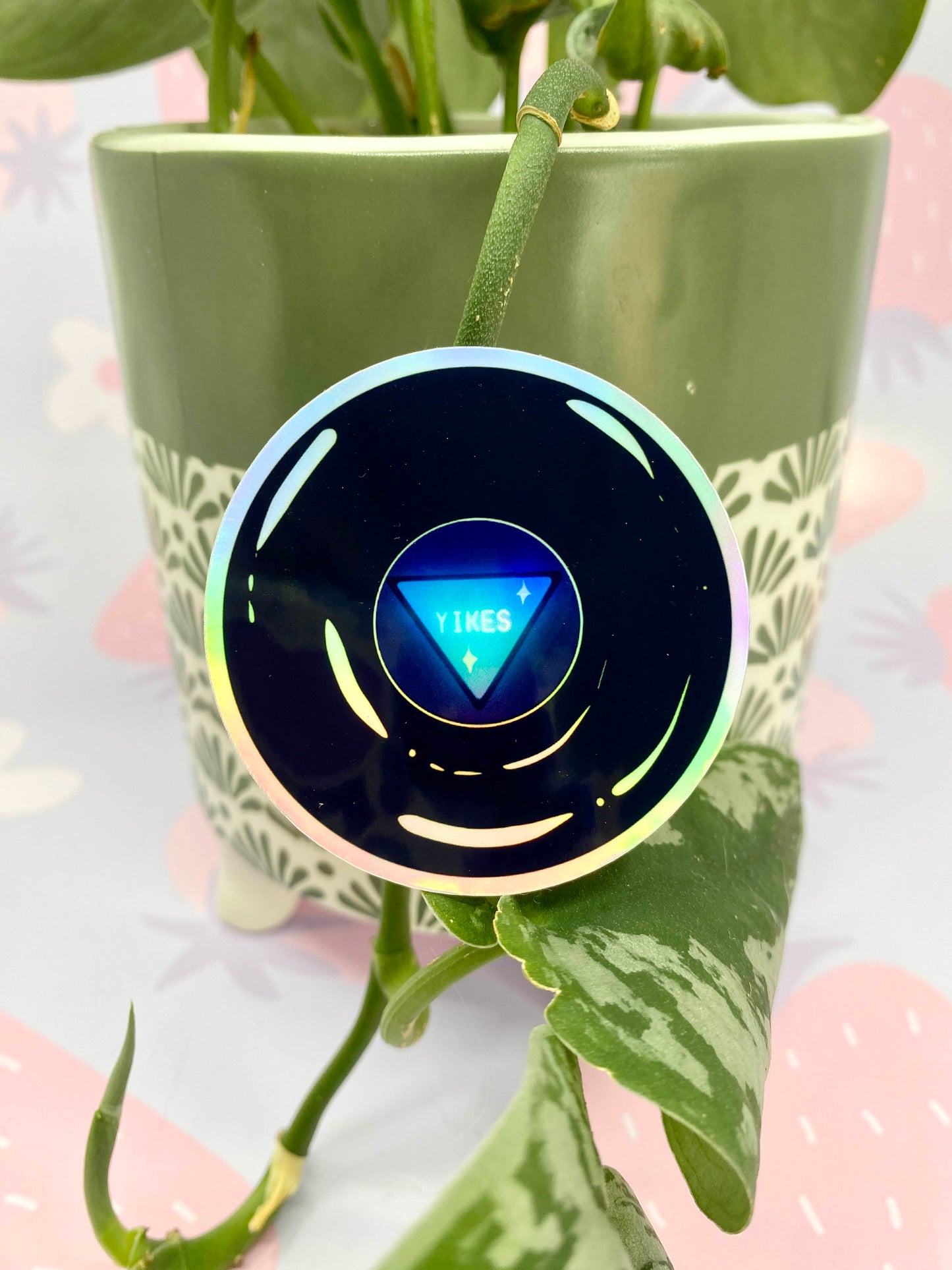 Yikes 8 Ball Sticker