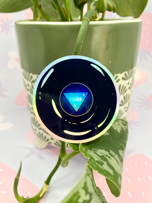 Yikes 8 Ball Sticker