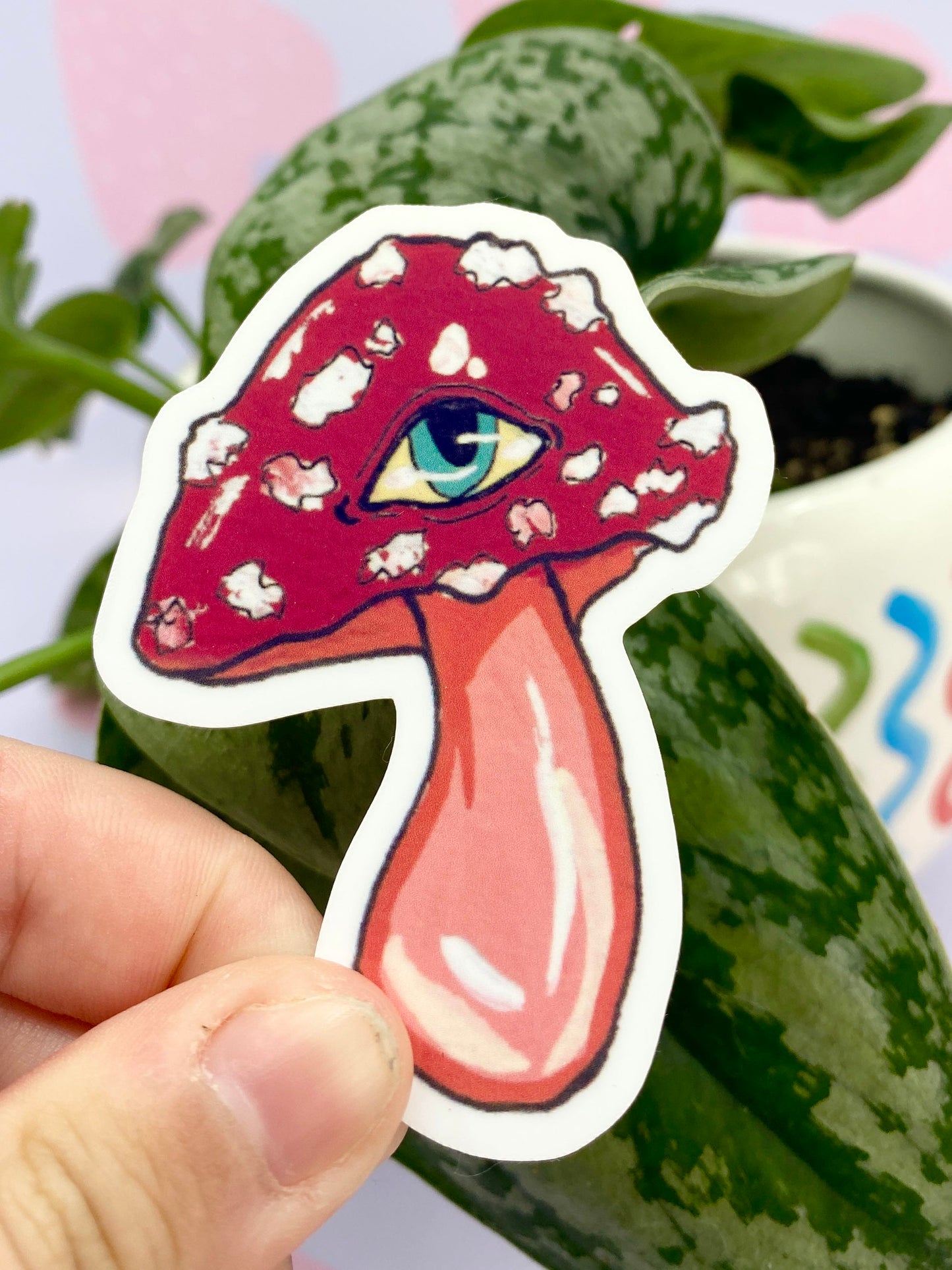 Mushroom Eye Sticker