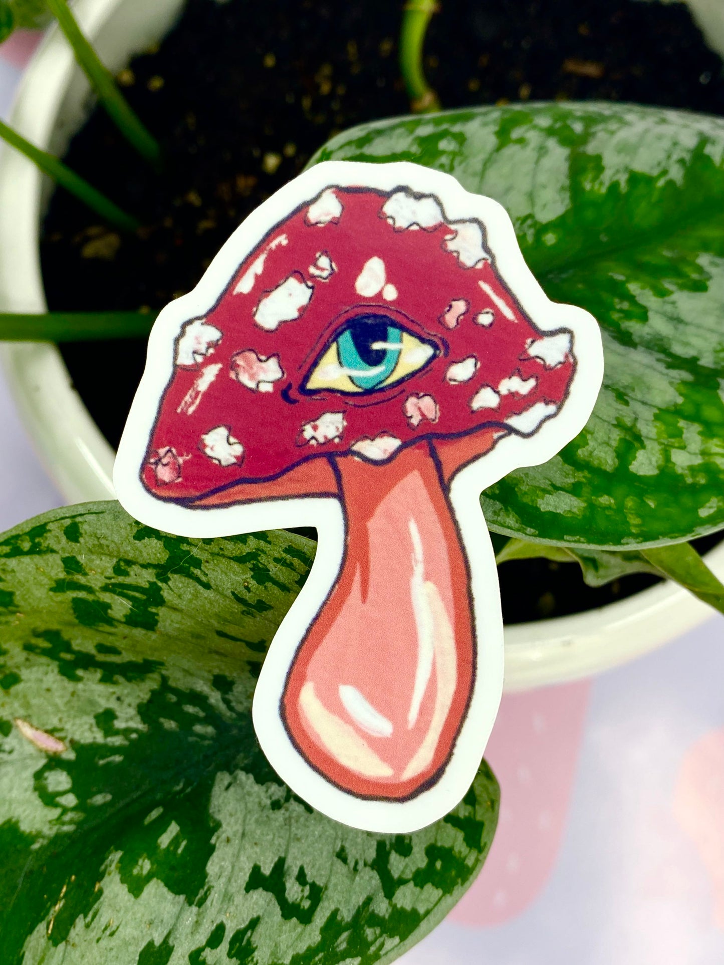 Mushroom Eye Sticker