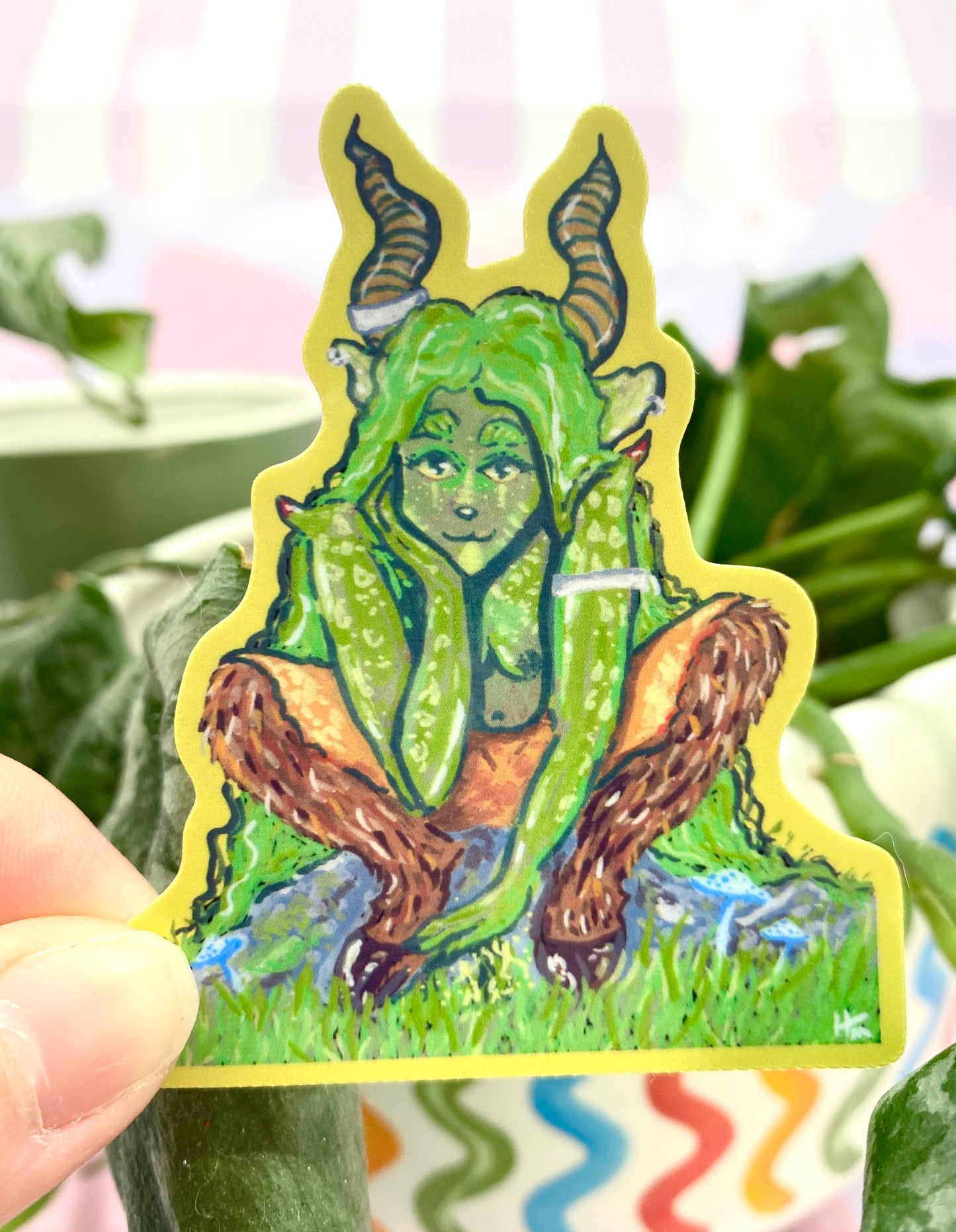 Forest Faun Sticker