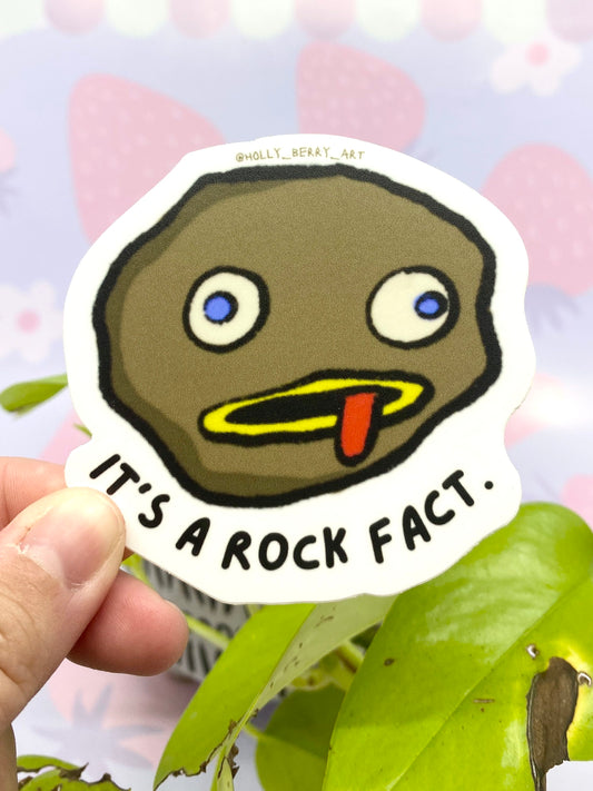 Rock Fact Sticker
