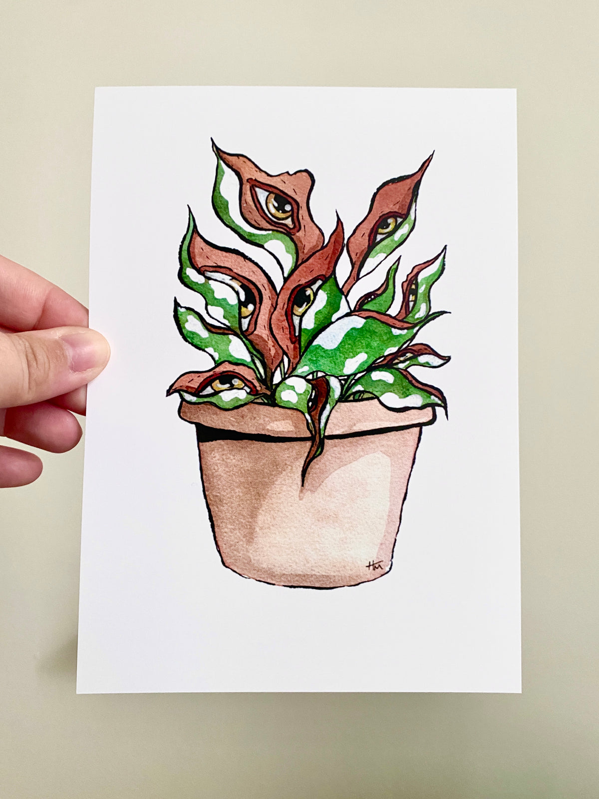 Plant Eye 5x7 Print