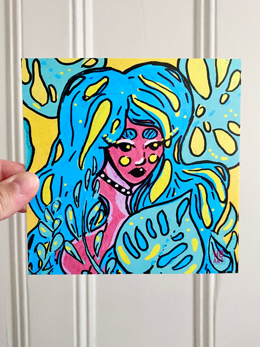 Monstera 5x5 Square Art Print