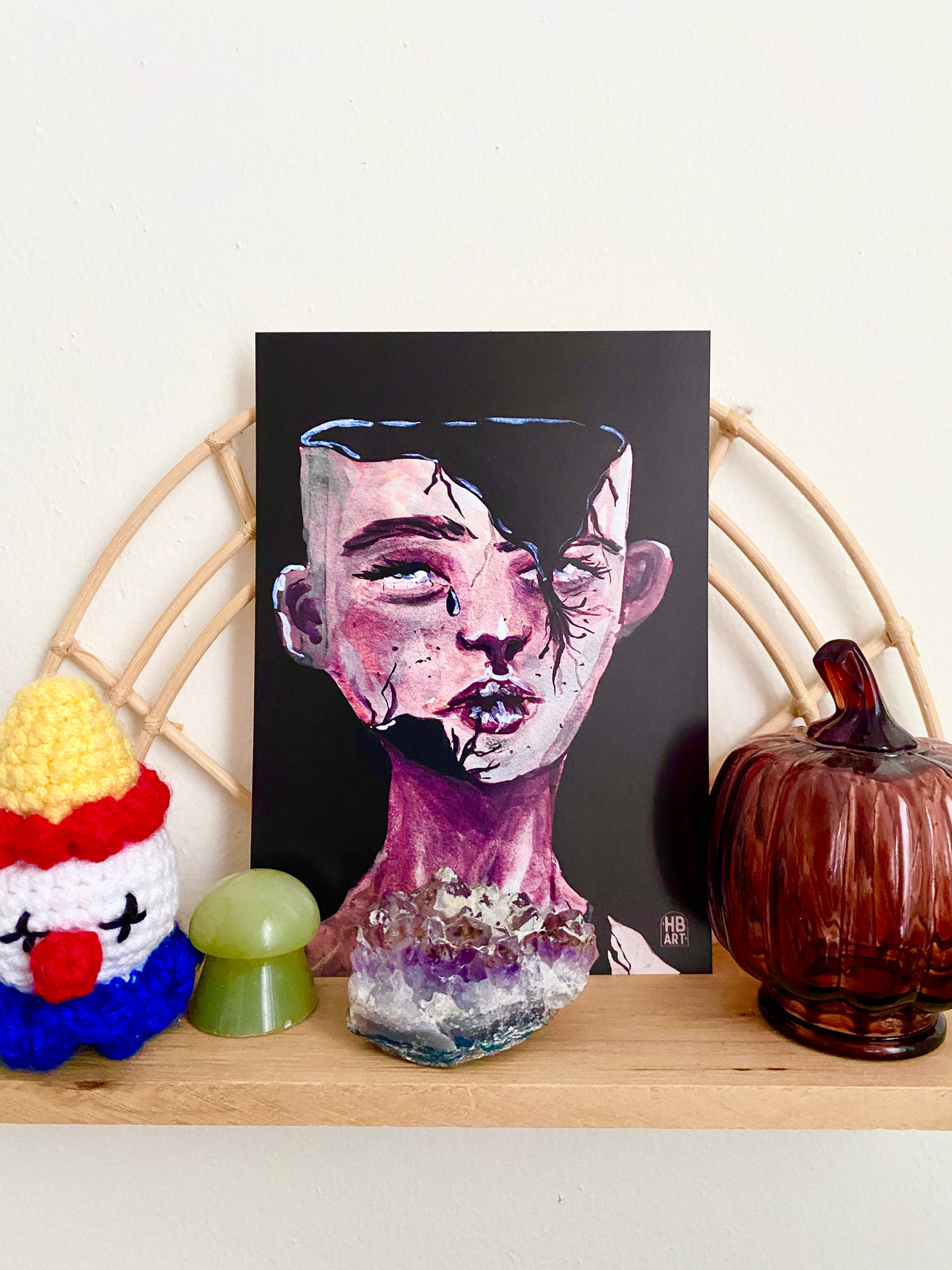Cracked  5x7 Art Print
