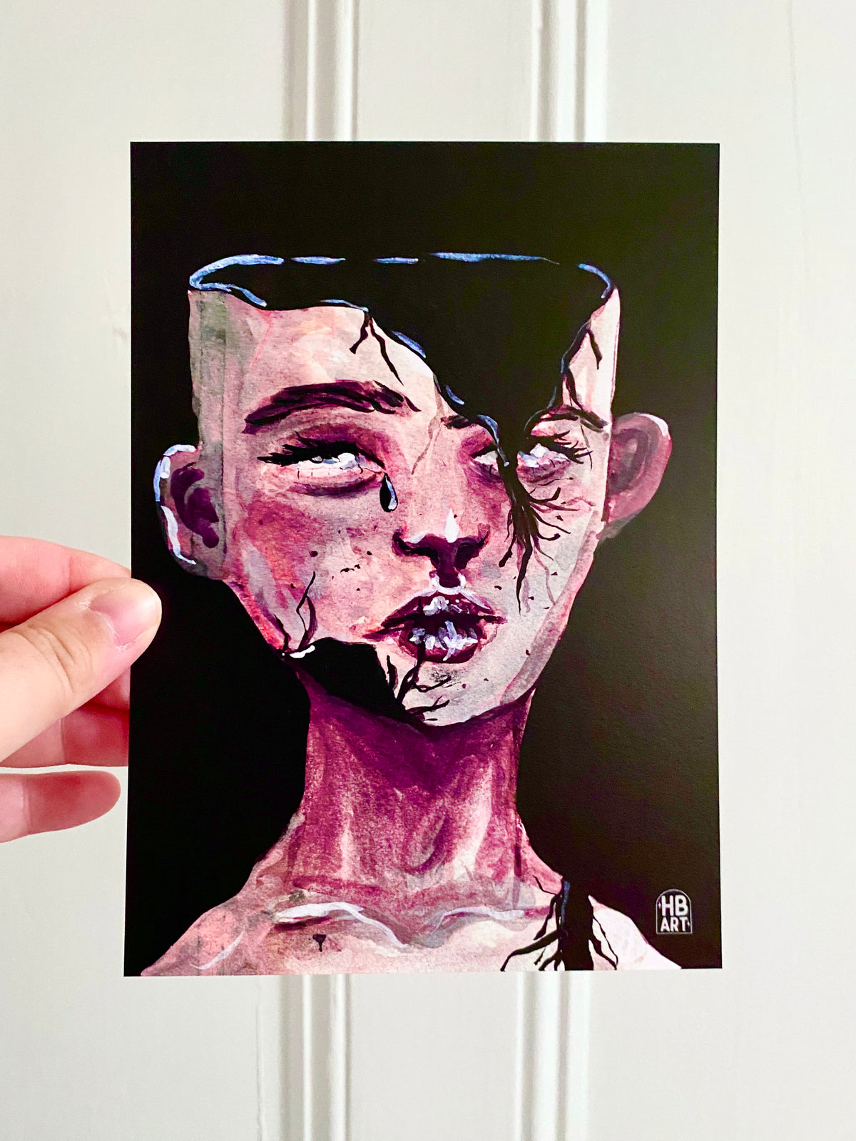 Cracked  5x7 Art Print