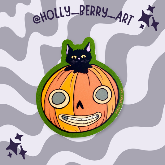 Enoch Pumpkin Matte Vinyl Waterproof Sticker