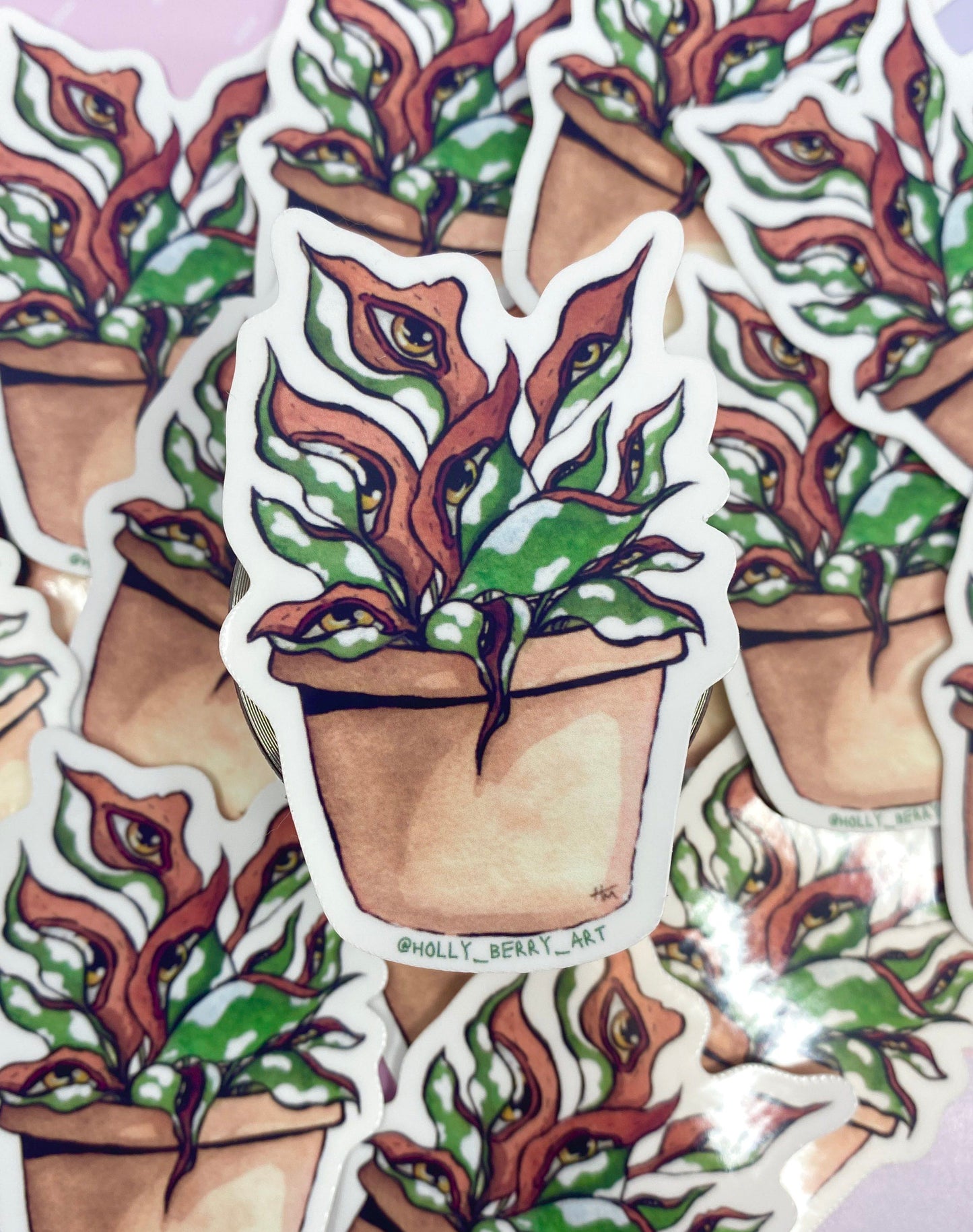 Plant Eye Sticker