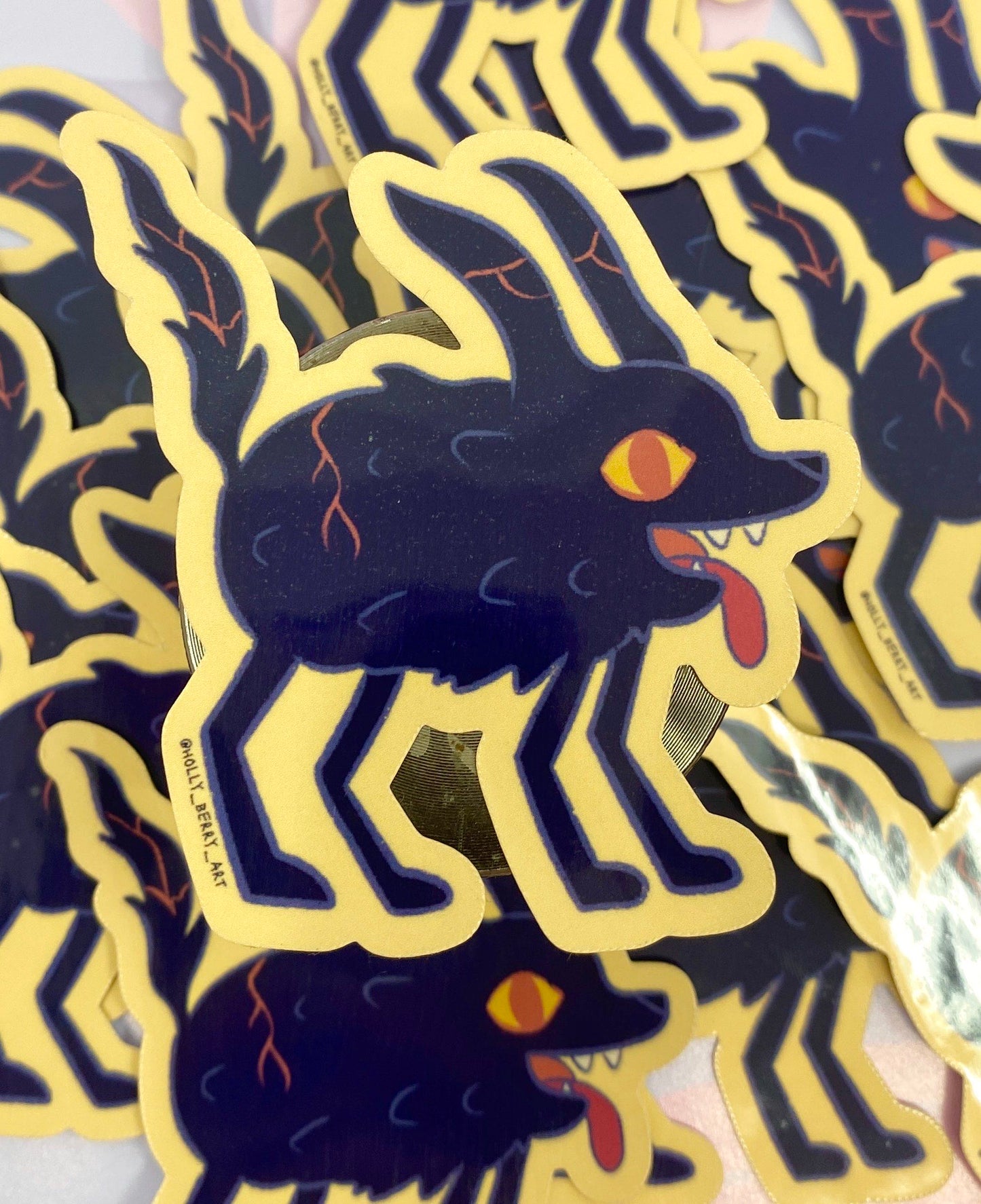 Fire Wolf Sticker
